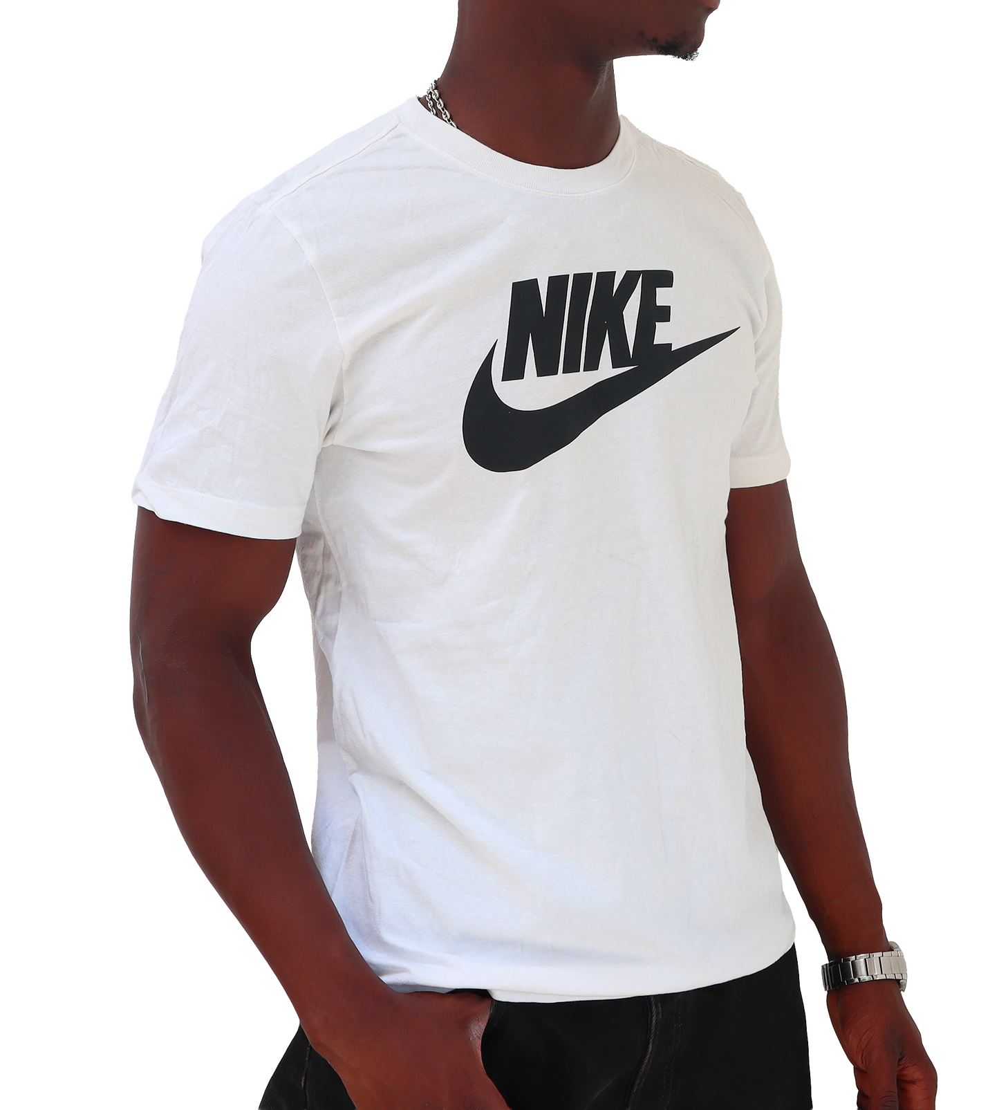 T-shirt Nike - M - Blanc