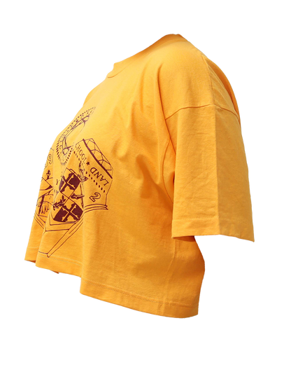 Croptop Upcyclé - XL - Jaune