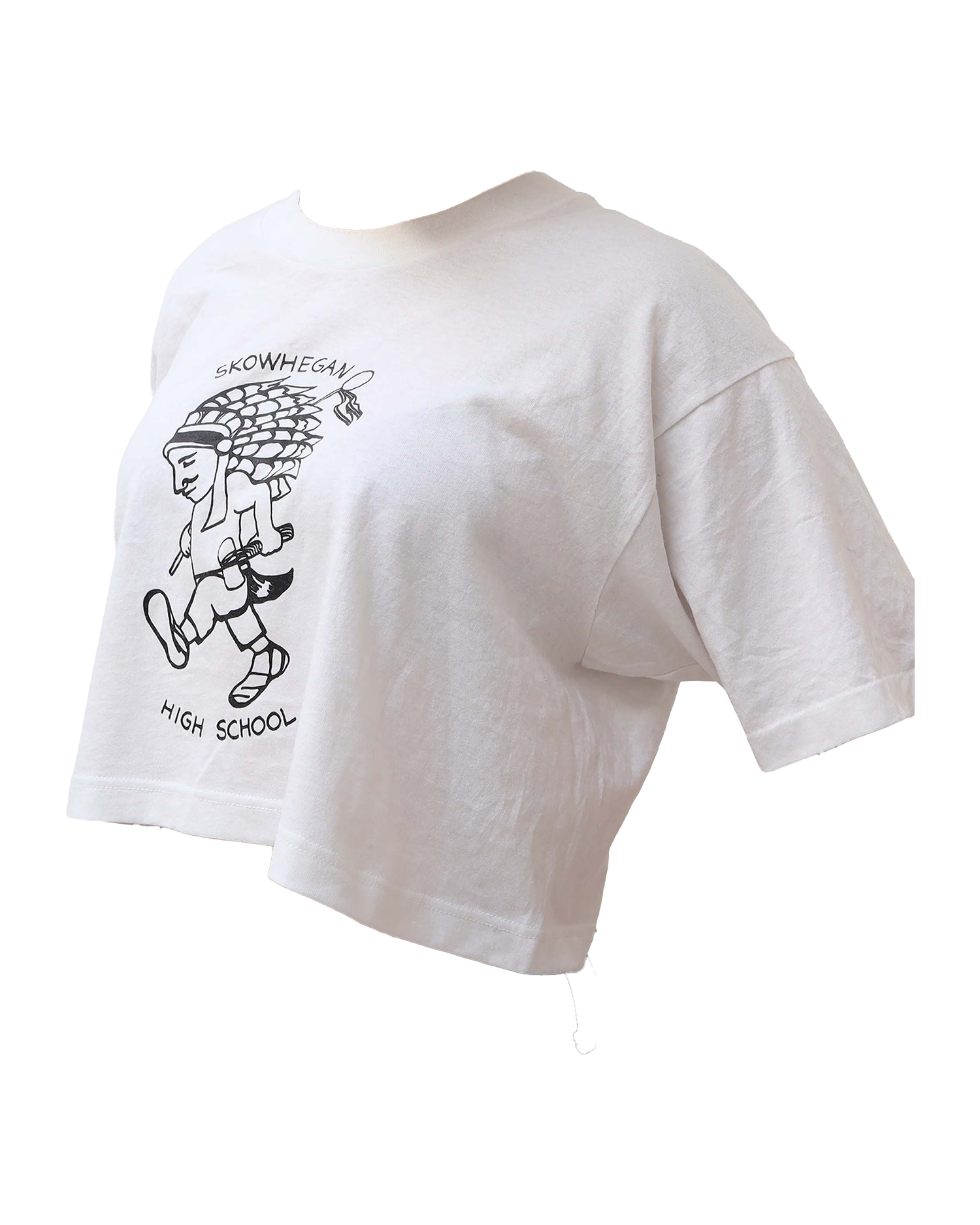 Croptop Upcyclé - XL - Blanc