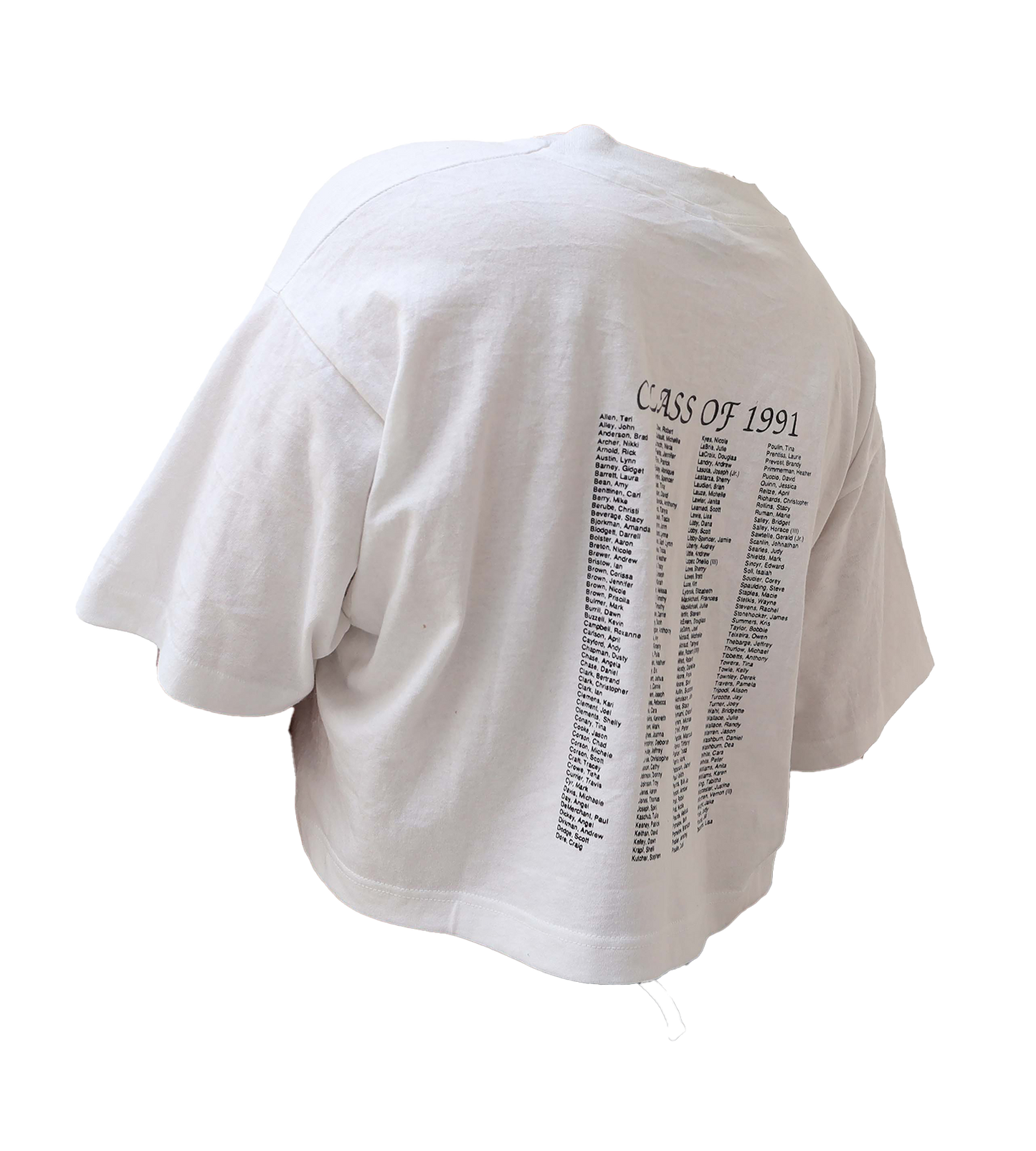 Croptop Upcyclé - XL - Blanc