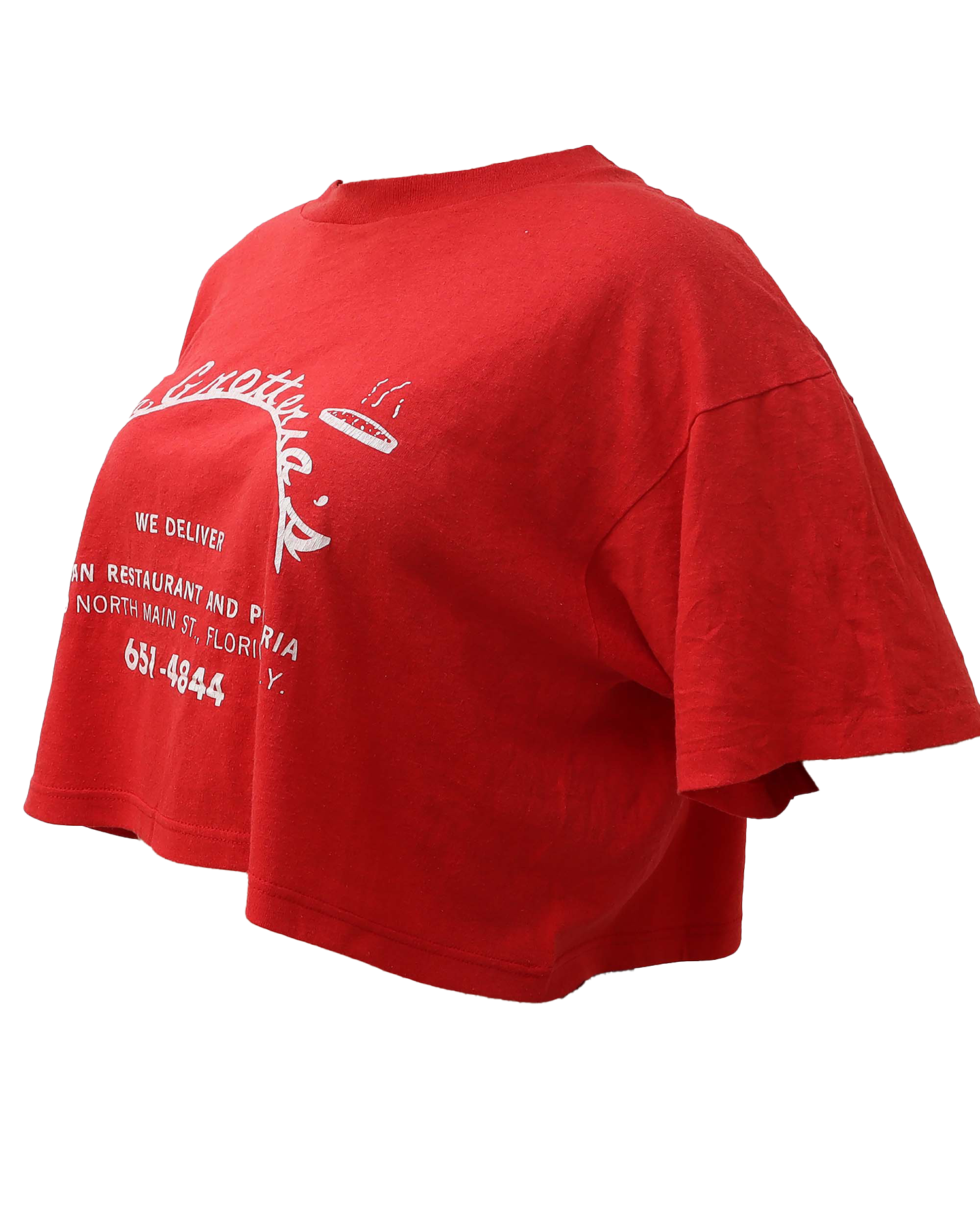Croptop Upcyclé - XL - Rouge