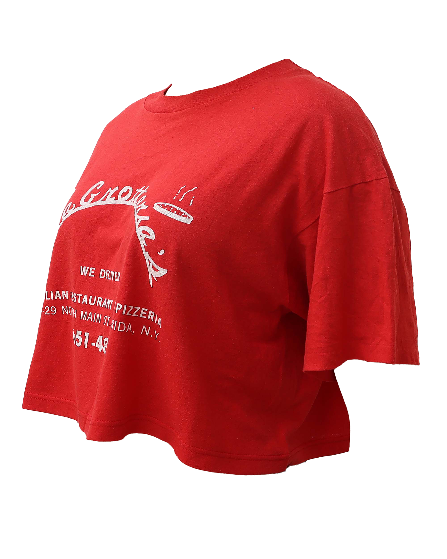Croptop Upcyclé - XL - Rouge