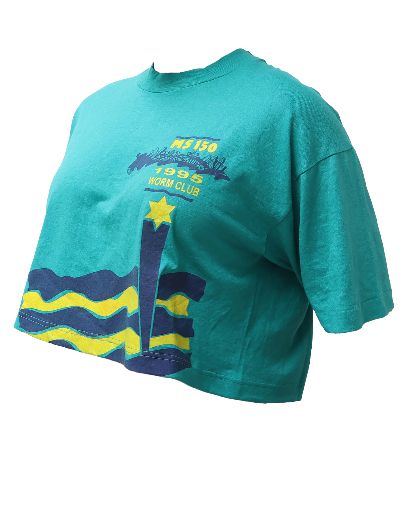 Croptop Upcyclé - L - Vert