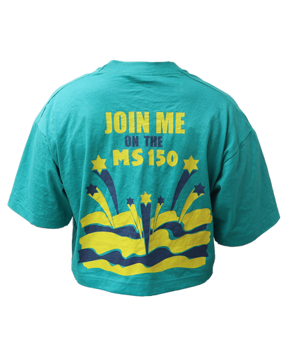 Croptop Upcyclé - L - Vert