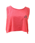Croptop Upcyclé sans manche - XL- Rouge