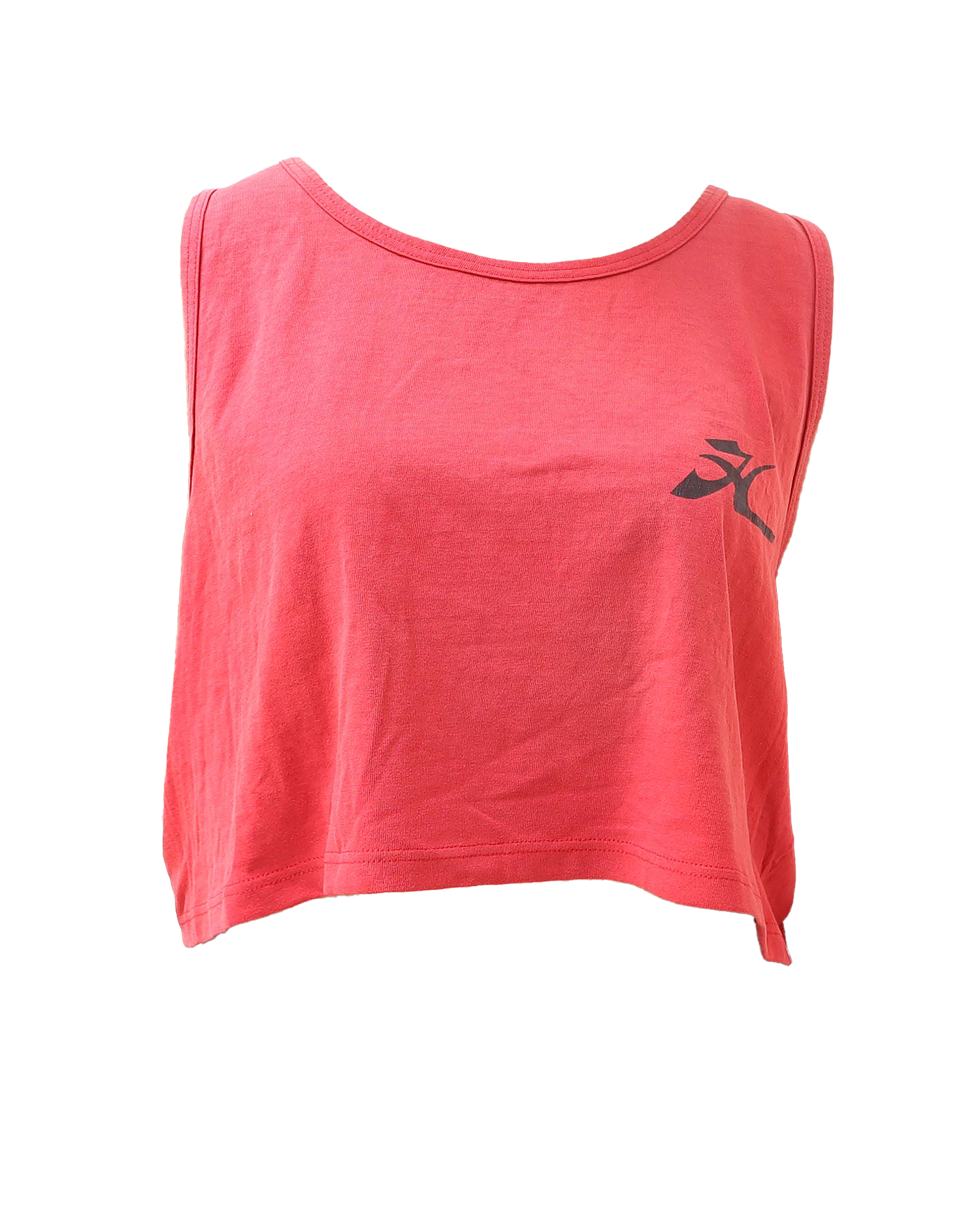 Croptop Upcyclé sans manche - XL- Rouge