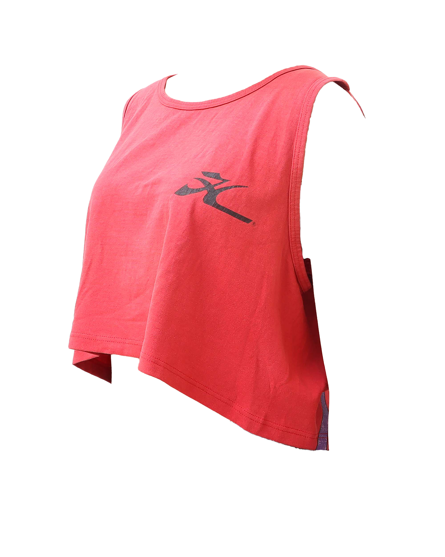 Croptop Upcyclé sans manche - XL- Rouge