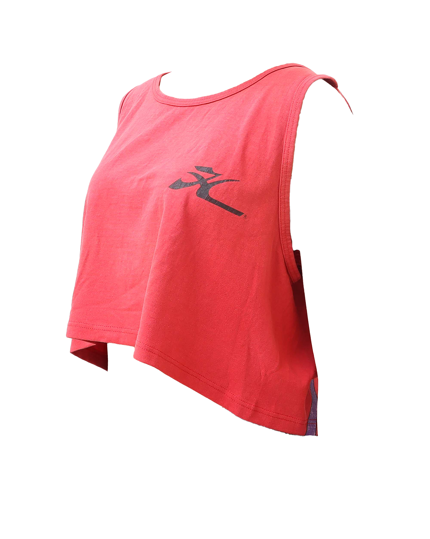 Croptop Upcyclé sans manche - XL- Rouge