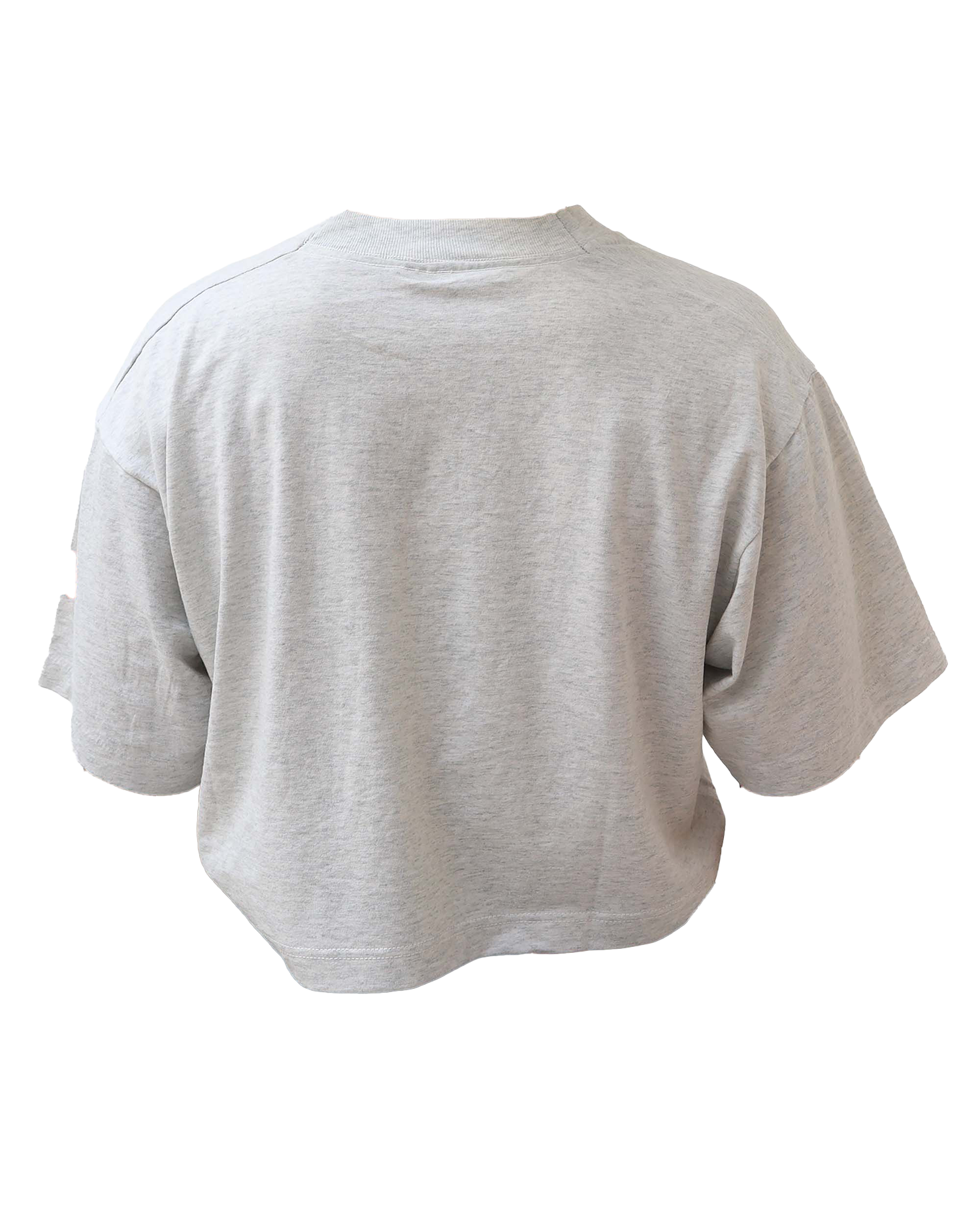 Croptop Upcyclé - L- Gris