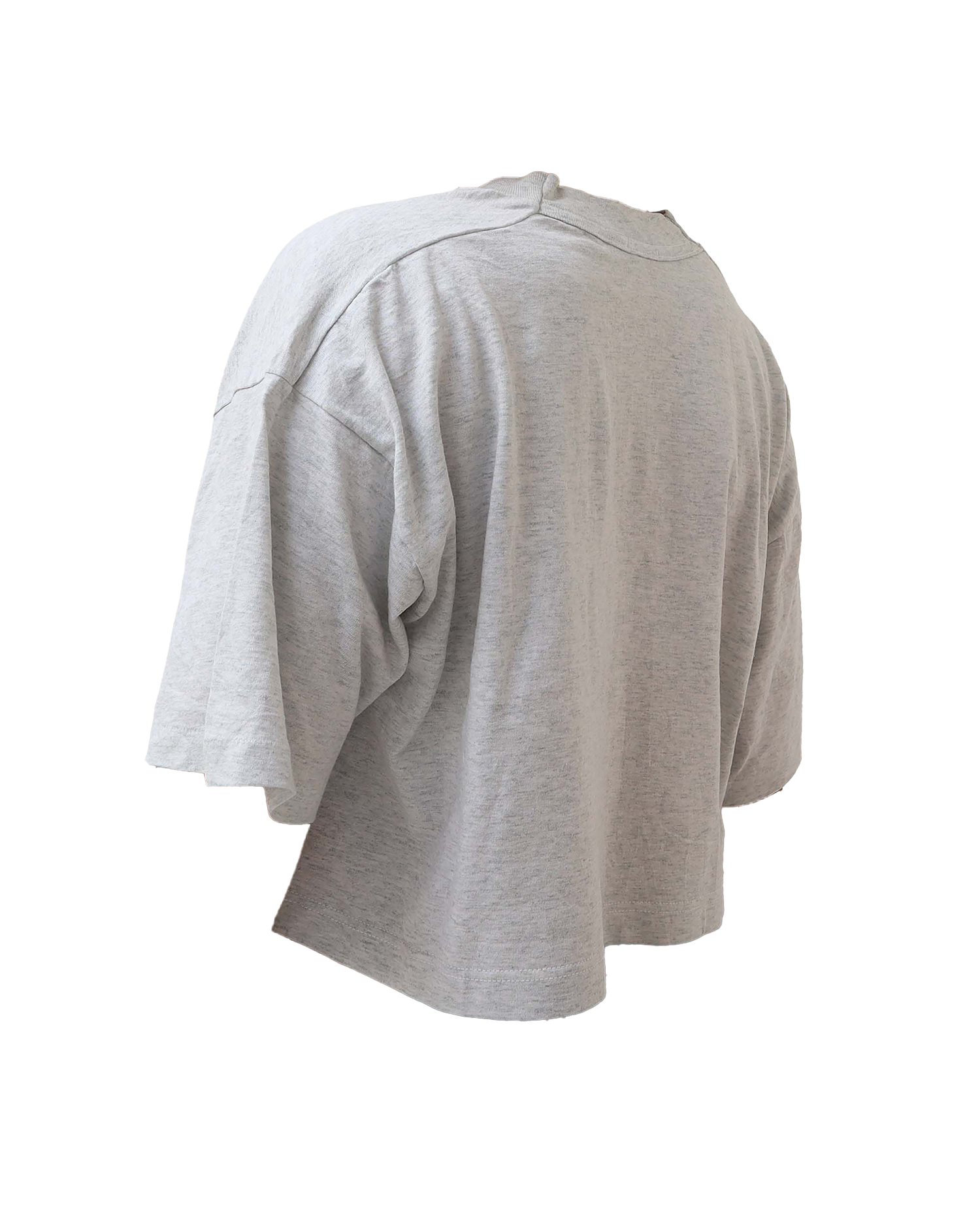 Croptop Upcyclé - Gris