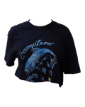 Croptop Upcyclé - L - Bleu foncé