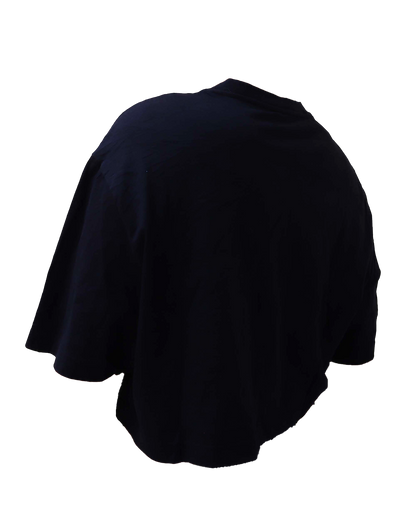 Croptop Upcyclé - L - Bleu foncé