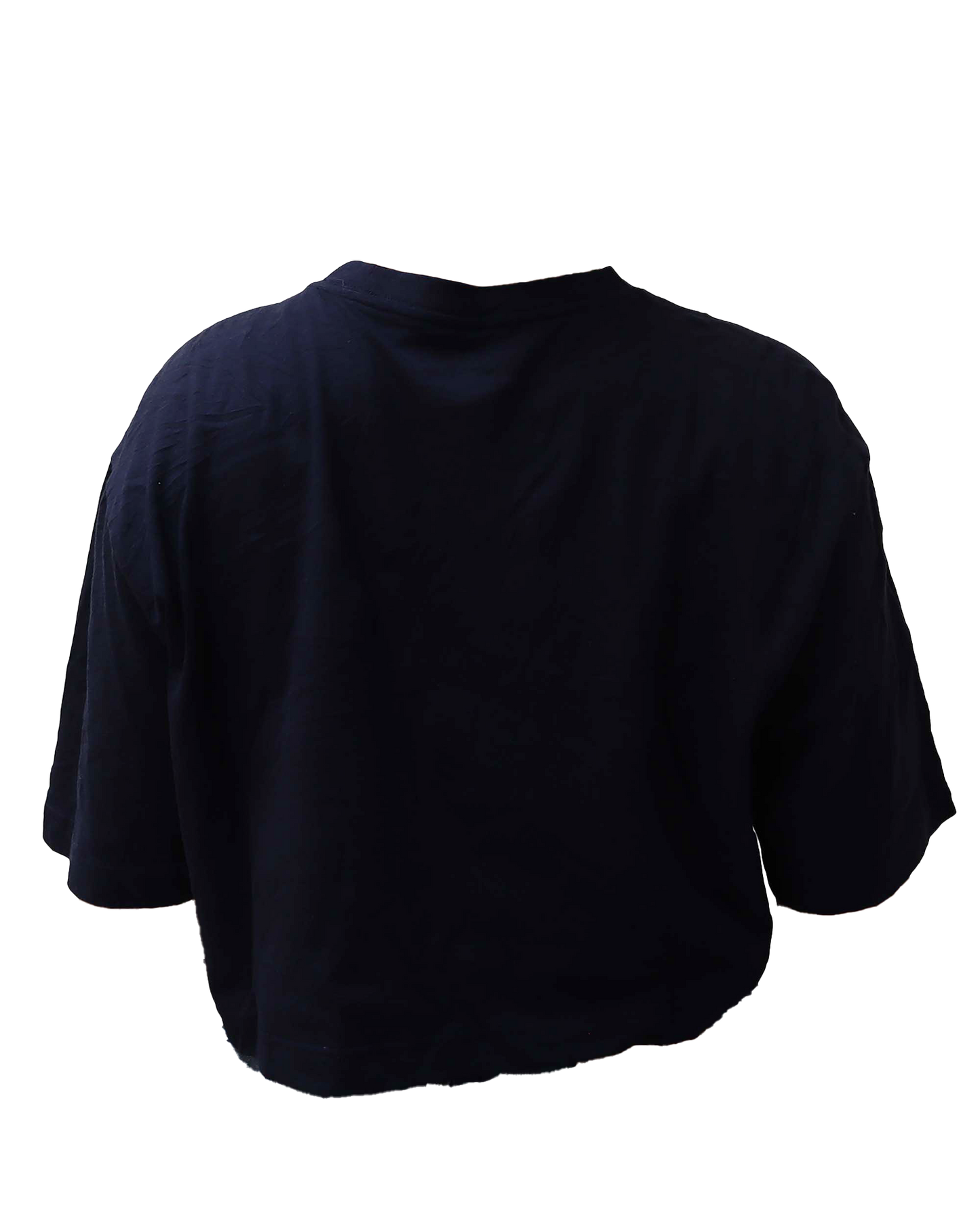 Croptop Upcyclé - L - Bleu foncé