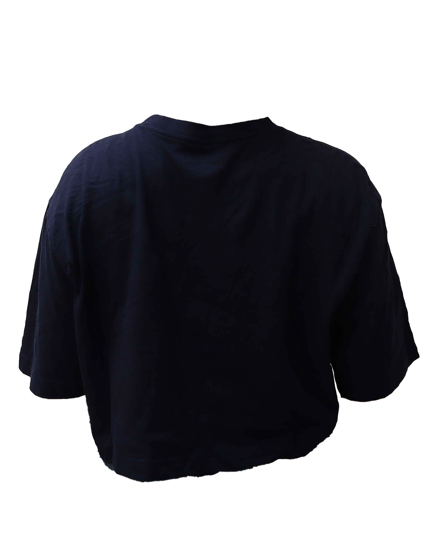 Croptop Upcyclé - L - Bleu foncé