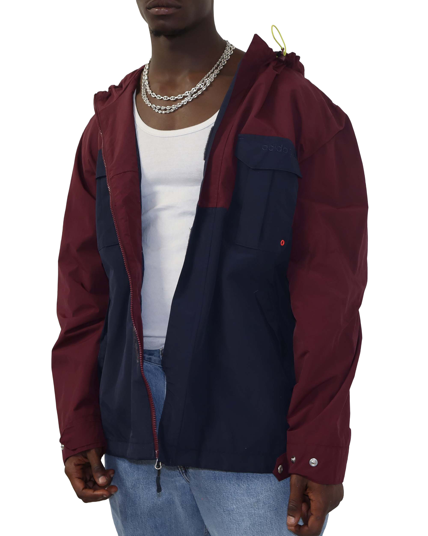 Veste Adidas - XL - Bleu foncé, Bordeaux