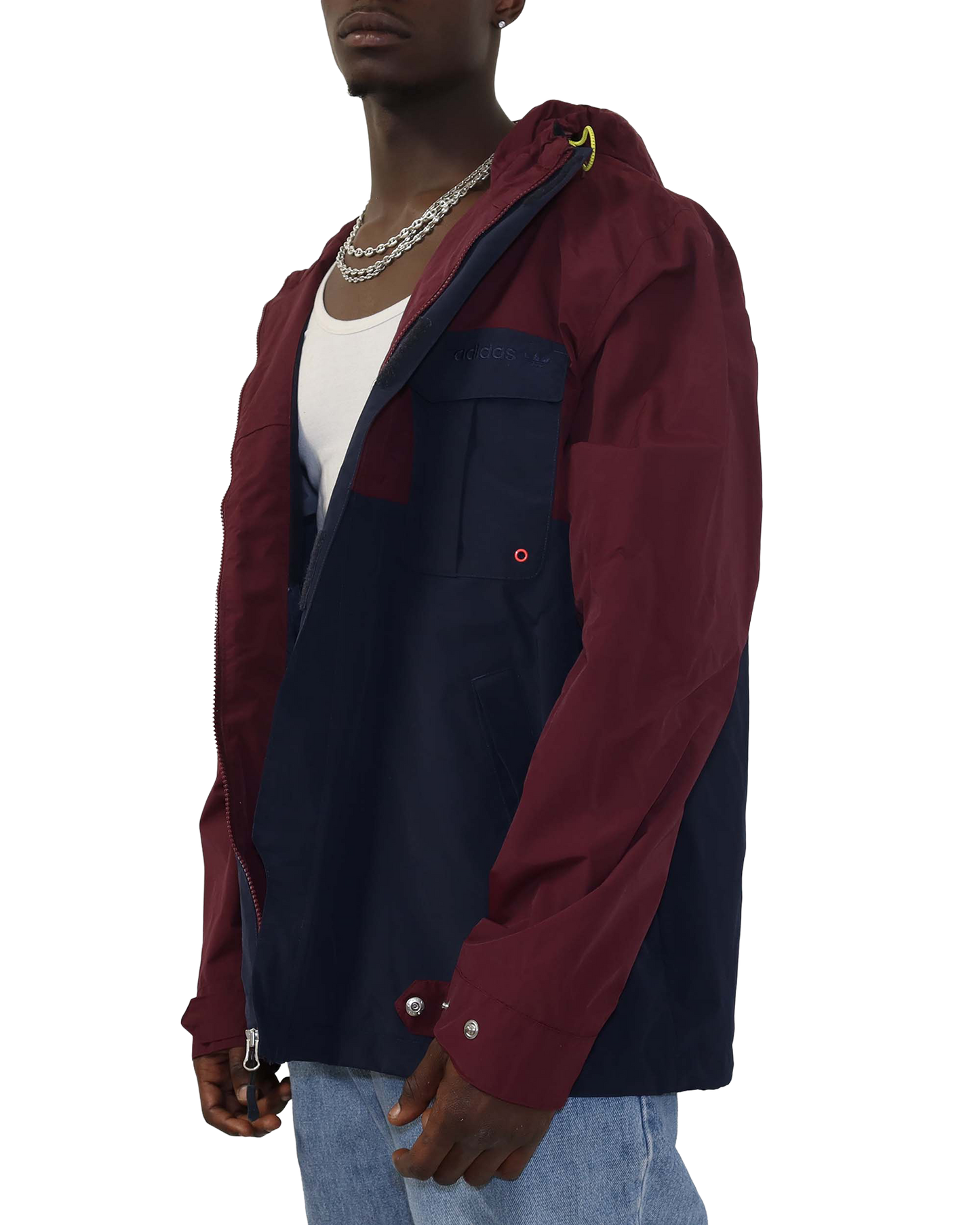 Veste Adidas - XL - Bleu foncé, Bordeaux