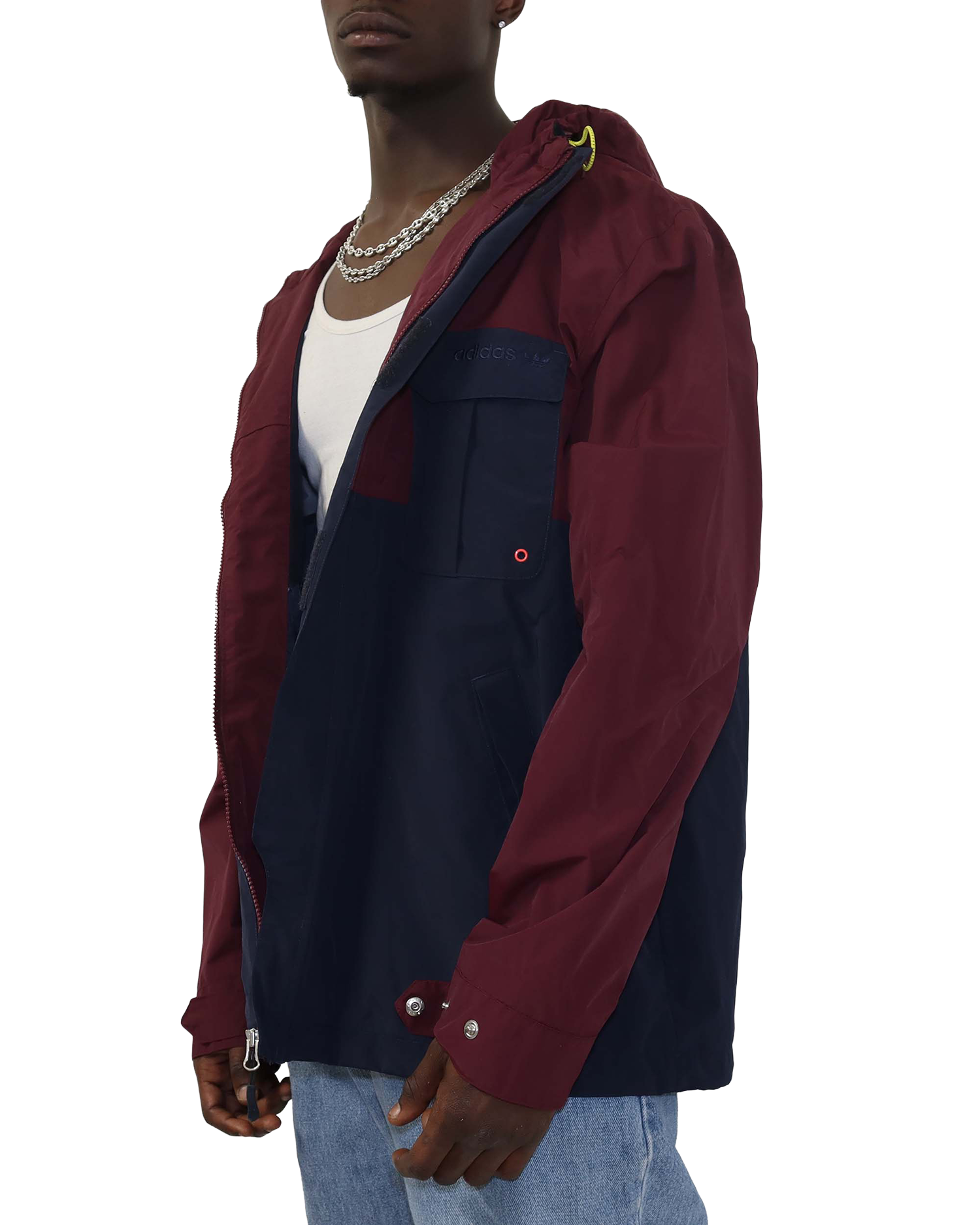 Veste Adidas - XL - Bleu foncé, Bordeaux