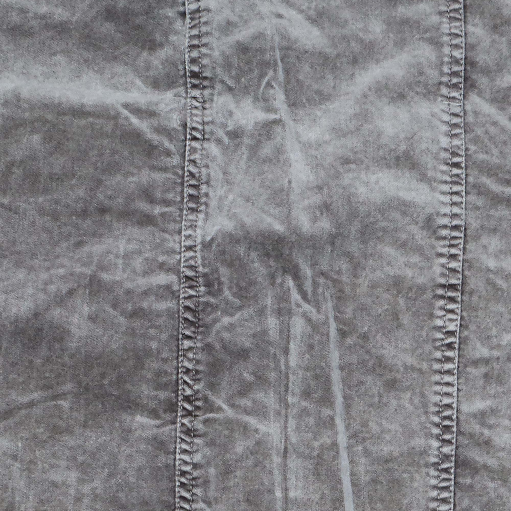 Jupe droite en velour - L - Gris