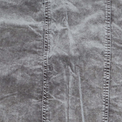 Jupe droite en velour - L - Gris