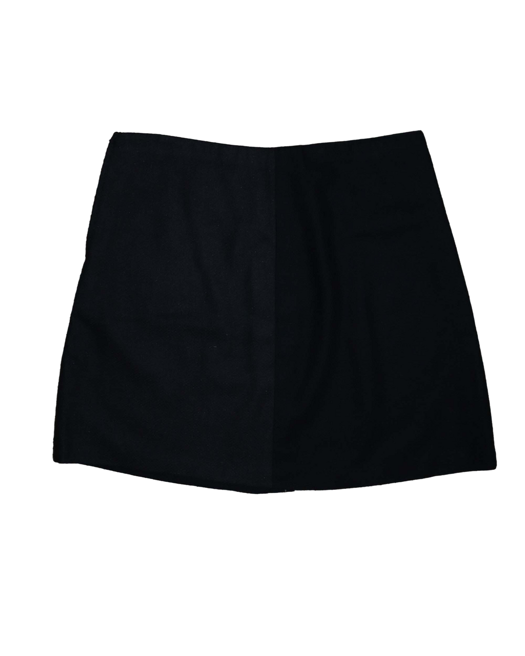 Jupe trapèze bicolore - L - Noir et gris