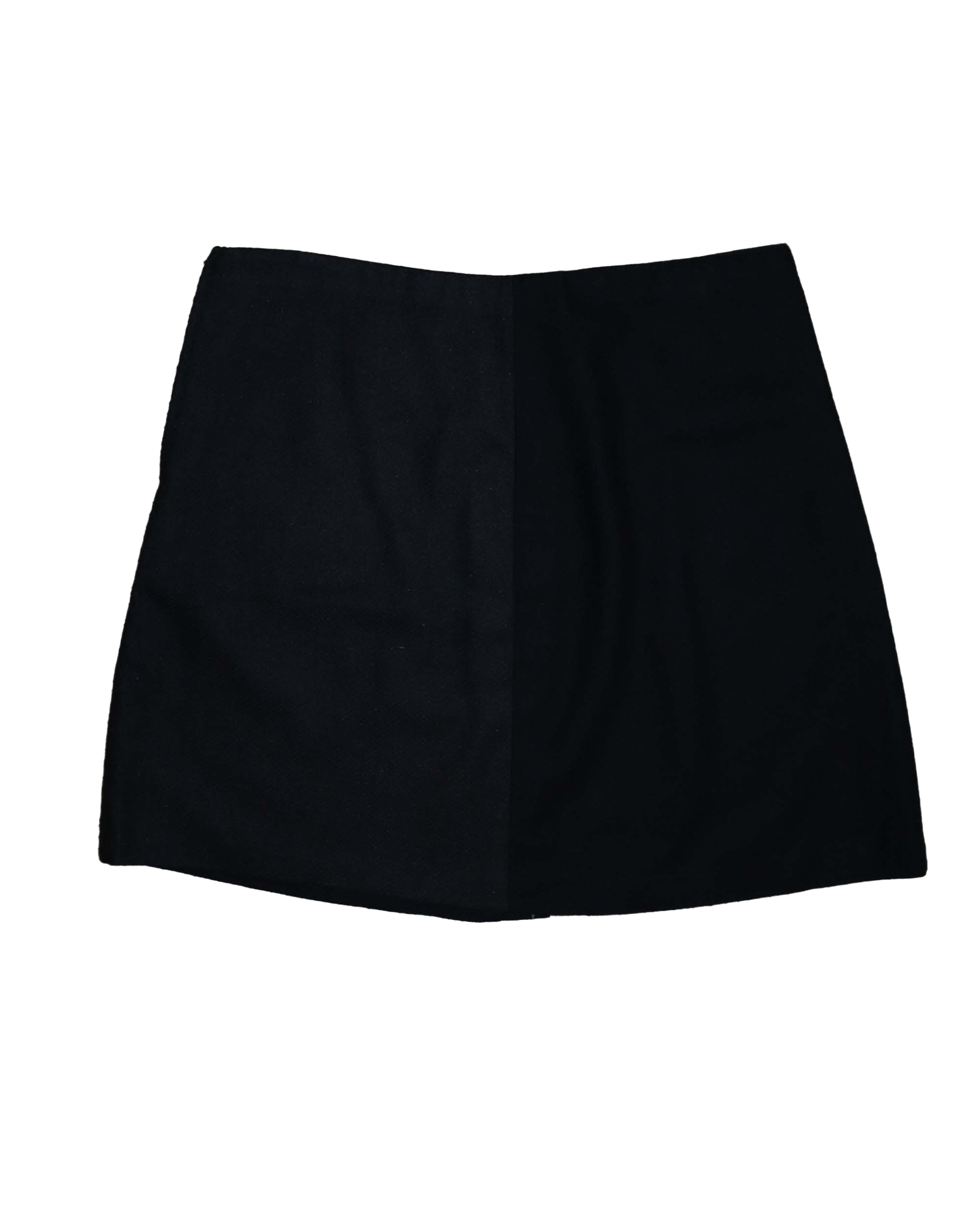 Jupe trapèze bicolore - L - Noir et gris