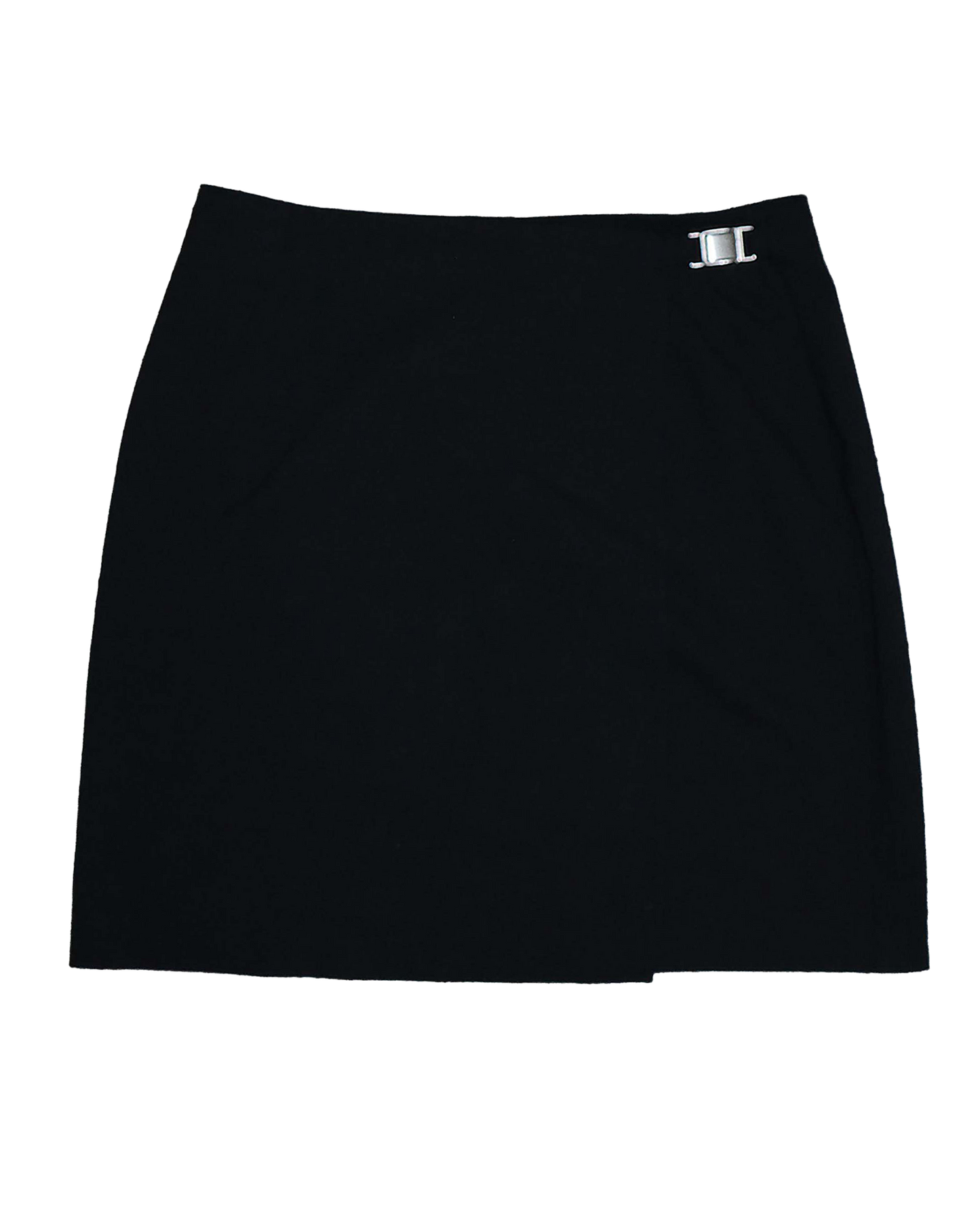 Jupe portefeuille - L - Noir et beige