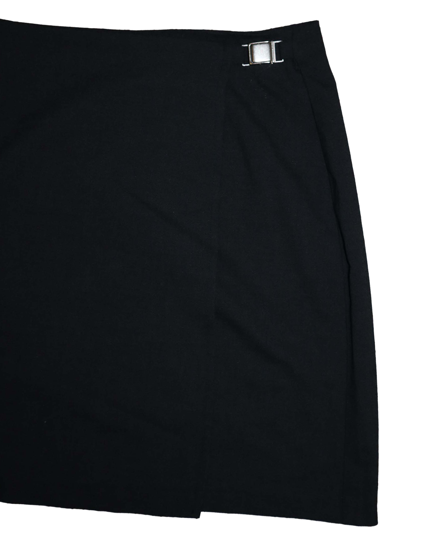 Jupe portefeuille - L - Noir et beige