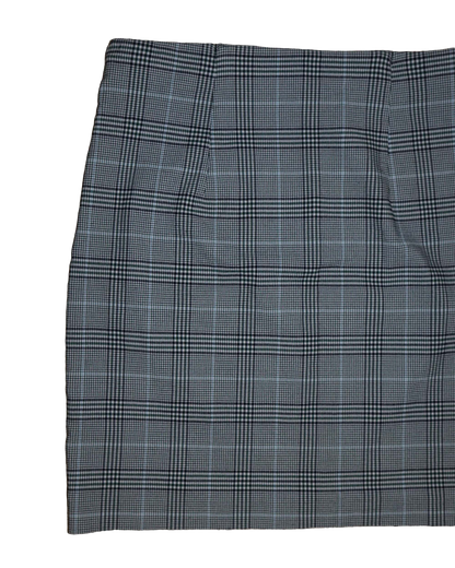 Jupe slim à carreaux - M - Elastique