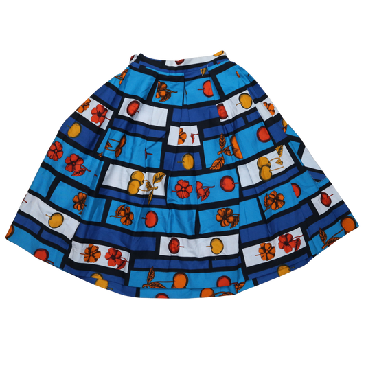 Jupe plissée à motifs - XS