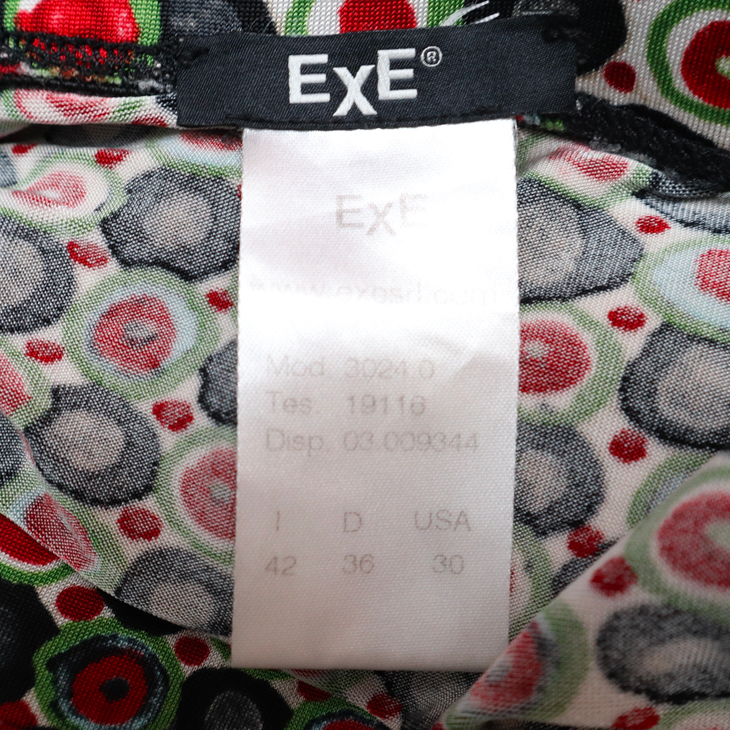 Jupe fluide à motifs - L - Multicolore