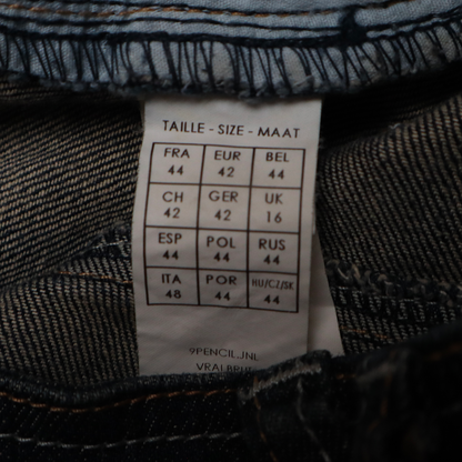 Jupe droite en jeans - XL