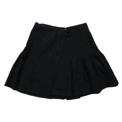 Jupe portefeuille en feutre - L - Noir