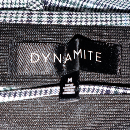 Jupe slim à carreaux - M - Elastique